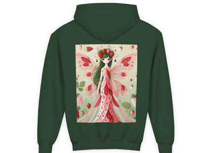 Strawberry Fairy Delight Youth Heavy Blend Hooded Sweatshirt