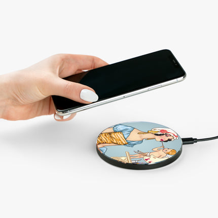 The Enchanting Painter: A Fairy's Artistic Touch Wireless Charger