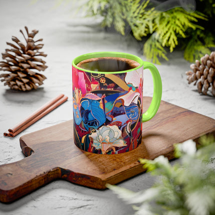 Ethereal Irises Colorful Mugs (11oz, 15oz)