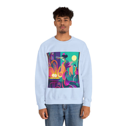 Dance of the Skeleton Ballerinas Unisex Heavy Blend™ Crewneck Sweatshirt