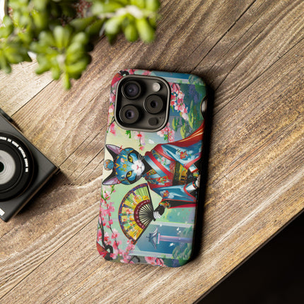 Cyberpunk Geisha Phone Cases