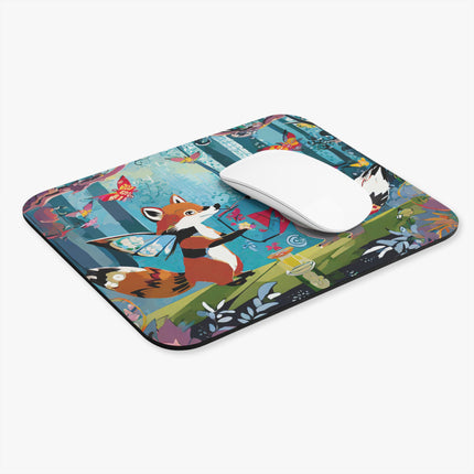 Whimsical Woodland Mouse Pad, Rectangle