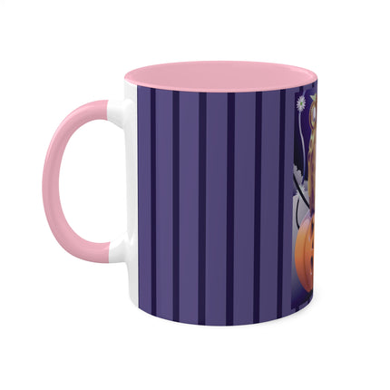 The Startled Pumpkin Colorful Mugs, 11oz