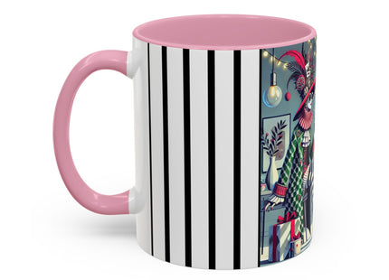Whimsical Christmas Tea Party Colorful Mugs (11oz, 15oz)