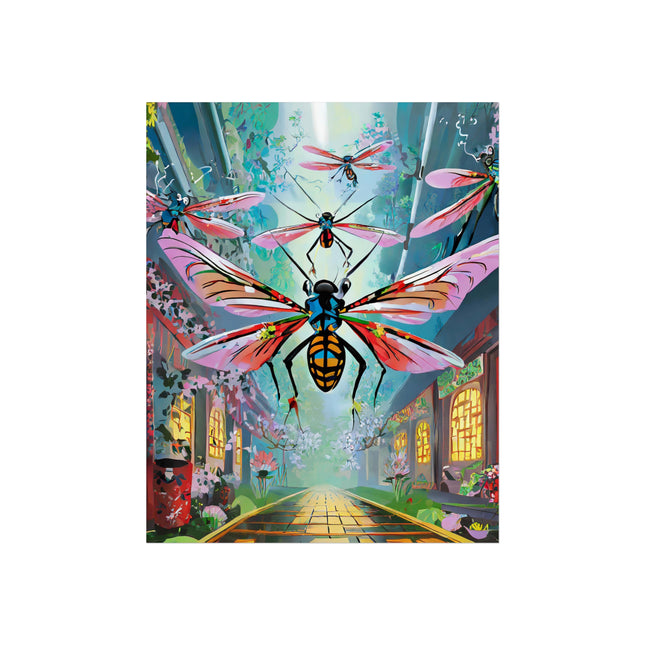 Neon Swarm Fine Art Posters