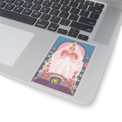 August & Peridot (from the Gem Series) by Sofia Chiostri Kiss-Cut Stickers (4 Sizes)