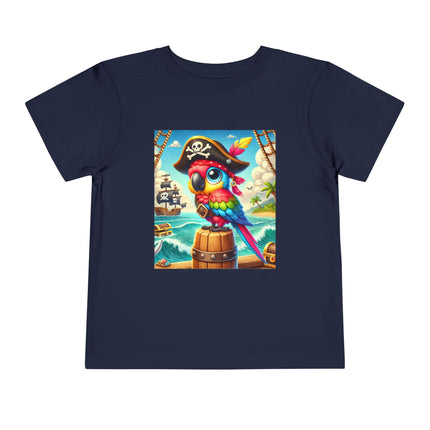 Captain Parrot and the Treasure Seas Toddler Short Sleeve Tee