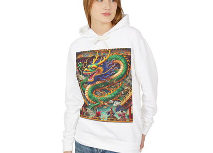 Tibetan Dragon Over Kabuki Duel Hoodie