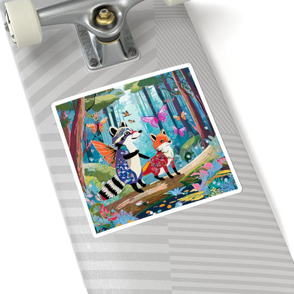 Whimsical Woodland Kiss-Cut Stickers (4 Sizes)