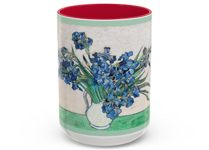 Irises by Vincent Van Gogh Colorful Mugs (11oz, 15oz)