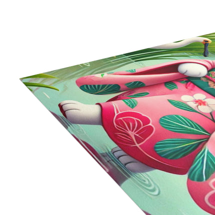Geisha Kitten Strolls Among the Spoonbills Postcard Bundles (envelopes included) - Bundles of 10, 30, 50 Pieces
