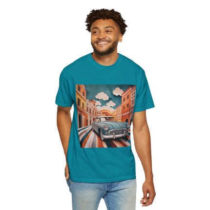 1960 Alfa Romeo Giulietta Unisex Garment-Dyed T-shirt