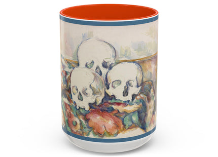 The Three Skulls by Paul Cézanne Colorful Mugs (11oz, 15oz)