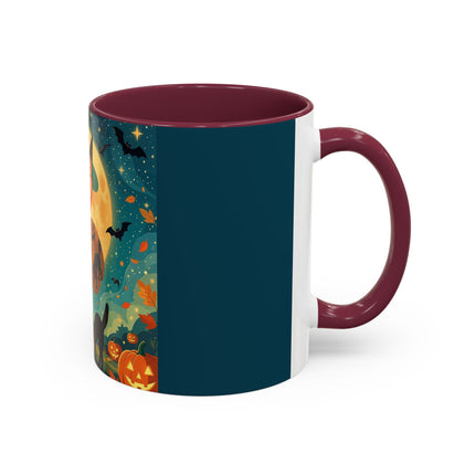 🦇🎃 The Witch Of Batwing Pumpkin Hollow Colorful Mug – Moonlit Halloween Charm