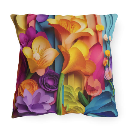 The Graceful Freesia Outdoor Pillows