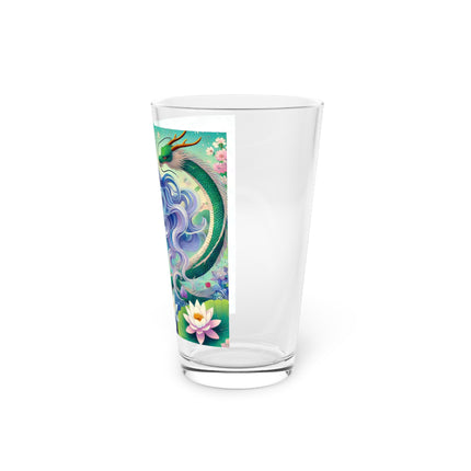 Fairy of the Koi Pond Glass, 16oz