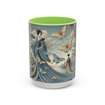 Butterfly Empress Colorful Mug – Graceful Butterflies & Timeless Elegance