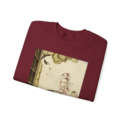 Sur talons rouges (On Red Heels) pl 02 by Gerda Wegener Heavy Blend™ Crewneck Sweatshirt