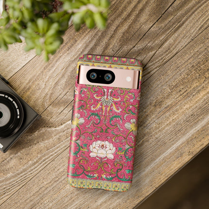 Pink Floral Pattern by Owen Jones Phone Cases