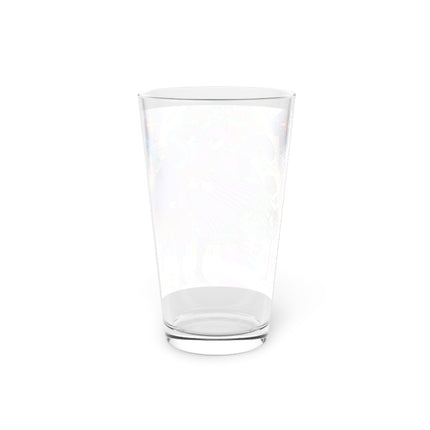 🎄✨ Christmas Among The Twinkling Trees Pint Glass – Art Deco Holiday Fantasy