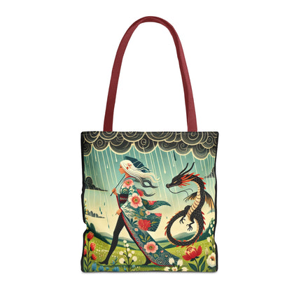 The Dragon Fairy’s Stride Tote Bag – Grace, Strength & Mythic Adventure