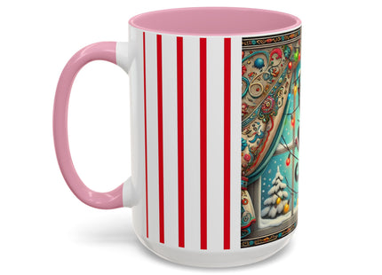 Mischief in Tinselland Colorful Mugs (11oz, 15oz)