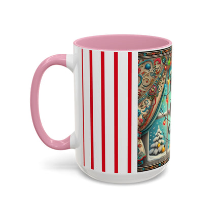 Mischief in Tinselland Colorful Mugs (11oz, 15oz)