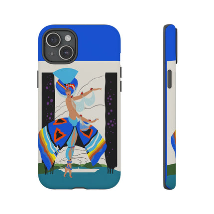 Exotic Dancer Phone Case – Vibrant Performance & Art Deco Flair