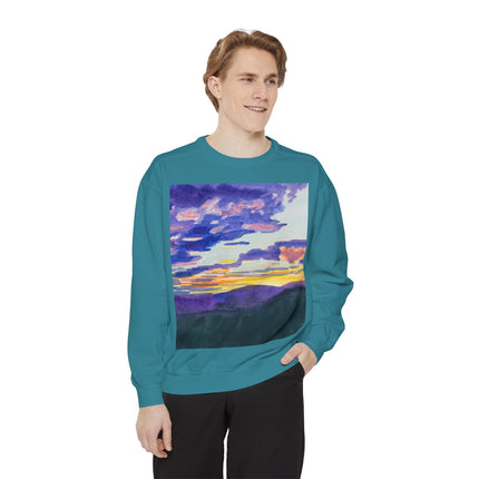 Naturstudie XII by Karl Wiener Garment-Dyed Sweatshirt