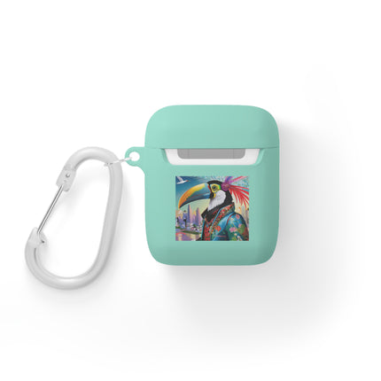 Cyber Toucan Chic AirPods Case Cover