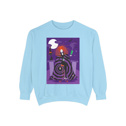 Mystic Elegance Unisex Garment-Dyed Sweatshirt