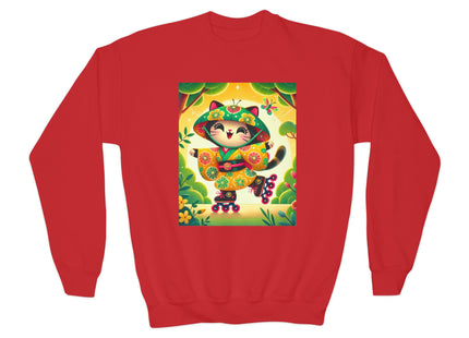 Firefly Dance on Wheels Youth Crewneck Sweatshirt