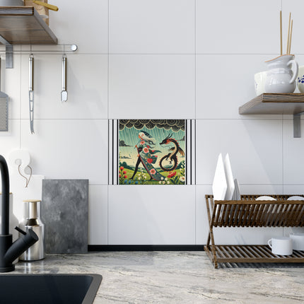 The Dragon Fairy’s Stride Ceramic Tile