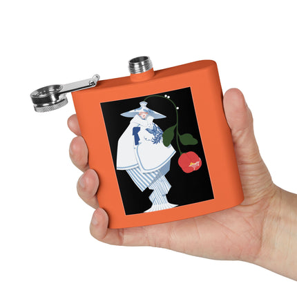 Blue & White Porcelain Geisha Flask – Quiet Elegance & Timeless Grace
