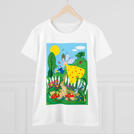 Garden Magic Women's Midweight Cotton Tee