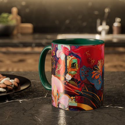 Ethereal Irises Colorful Mugs (11oz, 15oz)