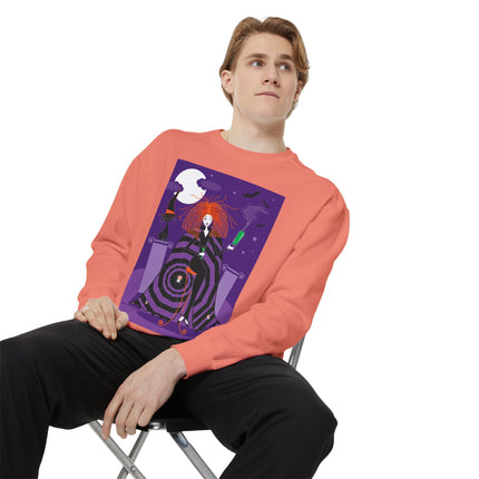 Mystic Elegance Unisex Garment-Dyed Sweatshirt