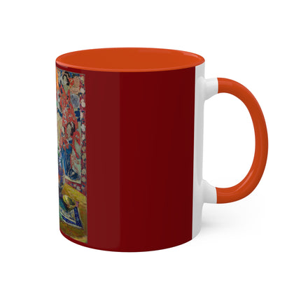Fish, Fruits, and Flowers by Kathryn E. Cherry Colorful Mugs, 11oz