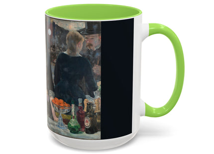 A Bar at the Folies-Bergère by Edouard Manet Colorful Mugs (11oz, 15oz)
