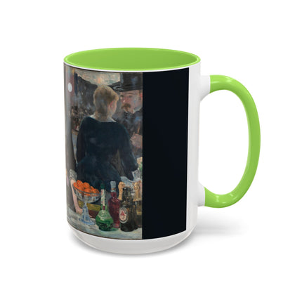 A Bar at the Folies-Bergère by Edouard Manet Colorful Mugs (11oz, 15oz)