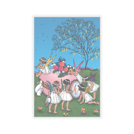 Enchanted Easter Gathering Kiss-Cut Stickers (4 Sizes)