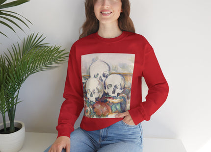 The Three Skulls by Paul Cézanne Unisex Heavy Blend™ Crewneck Sweatshirt