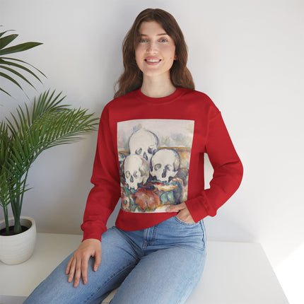 The Three Skulls by Paul Cézanne Unisex Heavy Blend™ Crewneck Sweatshirt
