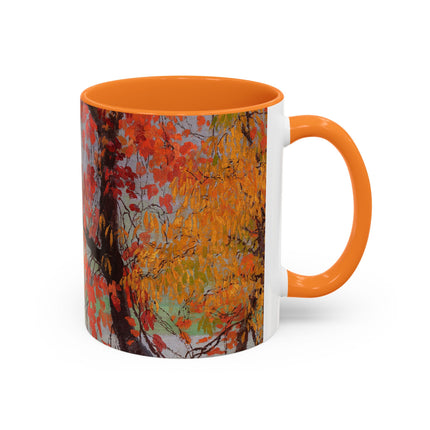 Autumn leaves by Edward Okuń Colorful Mugs (11oz, 15oz)