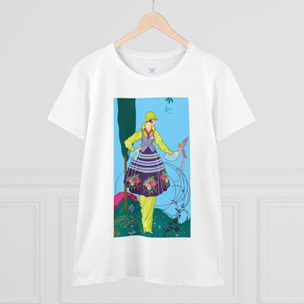 Exquisite Elegance by Umberto Brunelleschi Women's Midweight Cotton Tee