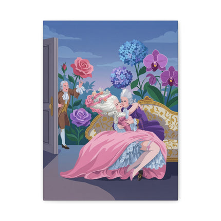 🌹💜 The Secret Embrace Placemat – Art Deco Floral Romance