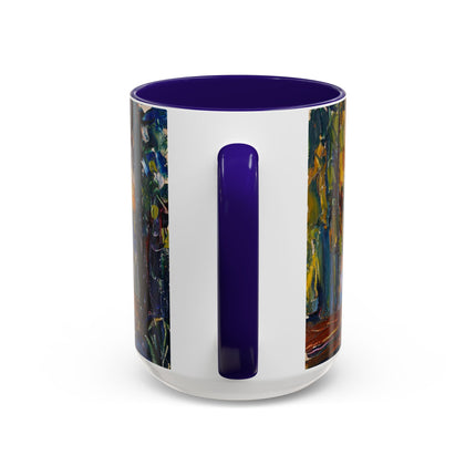 In the Park of St. Cloud by Wassily Kandinsky Colorful Mugs (11oz, 15oz)