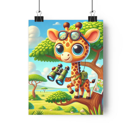 Giraffe Lookout Giclée Art Print