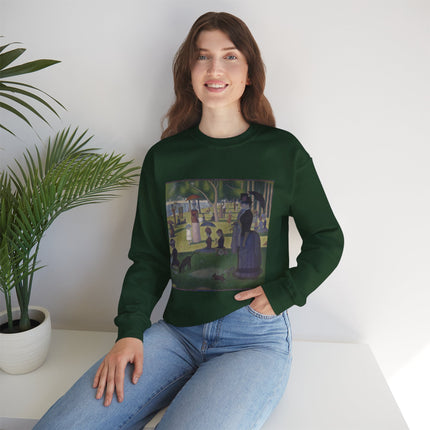 A Sunday on La Grande Jatte by Georges Seurat Heavy Blend™ Crewneck Sweatshirt