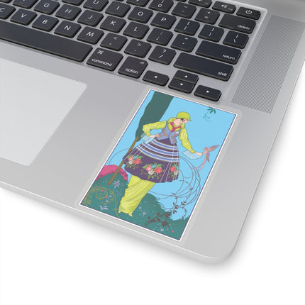 Exquisite Elegance by Umberto Brunelleschi Kiss-Cut Stickers (4 Sizes)
